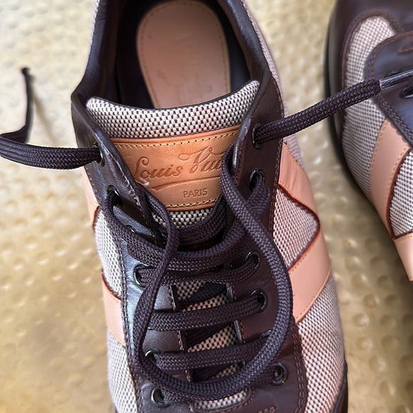 Authentic Vintage Louis Vuitton Leather Printed Sneakers - Picture 7 of 10